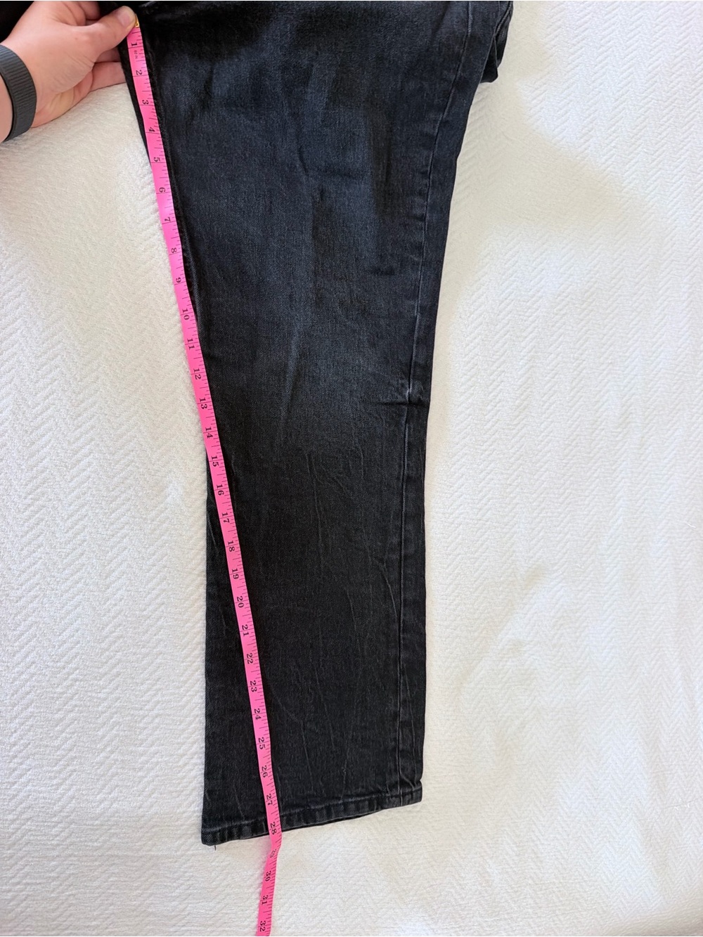 Zara Women's Black Straight Leg Jeans Size 14 - Picture 7 of 7